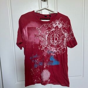 Buffalo David Bitton tshirt, 2000s aesthetic